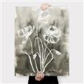 Picture of Brown & White Flower I  _GroupedProduct_Rectangle_Portrait_Canvas_