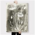 Picture of Brown & White Flower II _GroupedProduct_Rectangle_Portrait_Canvas_