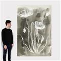 Picture of Brown & White Flower II _GroupedProduct_Rectangle_Portrait_Canvas_