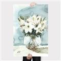 Picture of Flower In Glass Jar _GroupedProduct_Rectangle_Portrait_Canvas_