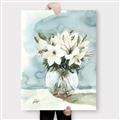 Picture of Flower In Glass Jar _GroupedProduct_Rectangle_Portrait_Canvas_