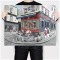 Picture of Centre Ville Café II _GroupedProduct_Rectangle_Landscape_Canvas_