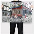 Picture of Centre Ville Café II _GroupedProduct_Rectangle_Landscape_Canvas_