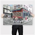 Picture of Centre Ville Café II _GroupedProduct_Rectangle_Landscape_Canvas_