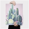 Picture of Pink Cactus _GroupedProduct_Rectangle_Portrait_Canvas_
