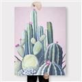 Picture of Pink Cactus _GroupedProduct_Rectangle_Portrait_Canvas_