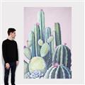 Picture of Pink Cactus _GroupedProduct_Rectangle_Portrait_Canvas_