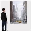 Picture of Yellow Taxi In New York _GroupedProduct_Rectangle_Portrait_Canvas_
