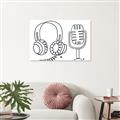 Picture of Microphone _GroupedProduct_Rectangle_Landscape_Canvas_