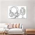 Picture of Microphone _GroupedProduct_Rectangle_Landscape_Canvas_