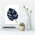 Picture of Blue Tropical Leaf I _GroupedProduct_Rectangle_Portrait_Canvas_
