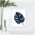 Picture of Blue Tropical Leaf I _GroupedProduct_Rectangle_Portrait_Canvas_