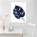 Picture of Blue Tropical Leaf I _GroupedProduct_Rectangle_Portrait_Canvas_