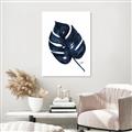 Picture of Blue Tropical Leaf I _GroupedProduct_Rectangle_Portrait_Canvas_