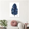 Picture of Blue Tropical Leaf II _GroupedProduct_Rectangle_Portrait_Canvas_