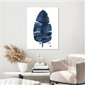 Picture of Blue Tropical Leaf II _GroupedProduct_Rectangle_Portrait_Canvas_