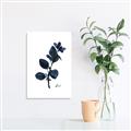 Picture of Blue Leaves V _GroupedProduct_Rectangle_Portrait_Canvas_
