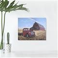 Picture of Red Wooden Barn _GroupedProduct_Rectangle_Landscape_Canvas_