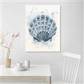Picture of Blue Seashell _GroupedProduct_Rectangle_Portrait_Canvas_