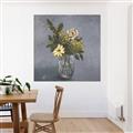 Picture of Drinking Glass With Flower _GroupedProduct_Square_Canvas_