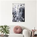 Picture of Abstract With Silver Foil _GroupedProduct_Rectangle_Portrait_Canvas_