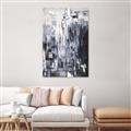 Picture of Abstract With Silver Foil _GroupedProduct_Rectangle_Portrait_Canvas_