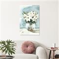 Picture of Flower In Glass Jar _GroupedProduct_Rectangle_Portrait_Canvas_