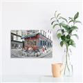 Picture of Centre Ville Café II _GroupedProduct_Rectangle_Landscape_Canvas_