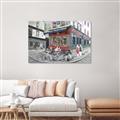 Picture of Centre Ville Café II _GroupedProduct_Rectangle_Landscape_Canvas_