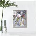 Picture of Bottle Neck Vase _GroupedProduct_Rectangle_Portrait_Canvas_Framed_