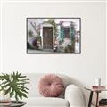 Picture of Door Arched Flower _GroupedProduct_Rectangle_Landscape_Canvas_Framed_