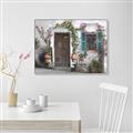 Picture of Door Arched Flower _GroupedProduct_Rectangle_Landscape_Canvas_Framed_