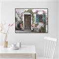 Picture of Door Arched Flower _GroupedProduct_Rectangle_Landscape_Canvas_Framed_
