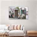 Picture of Door Arched Flower _GroupedProduct_Rectangle_Landscape_Canvas_Framed_