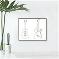 Picture of Guitar _GroupedProduct_Rectangle_Landscape_Canvas_Framed_