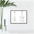 Picture of Guitar _GroupedProduct_Rectangle_Landscape_Canvas_Framed_