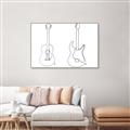 Picture of Guitar _GroupedProduct_Rectangle_Landscape_Canvas_Framed_