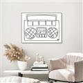 Picture of Portable Radio _GroupedProduct_Rectangle_Landscape_Canvas_Framed_