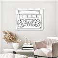 Picture of Portable Radio _GroupedProduct_Rectangle_Landscape_Canvas_Framed_