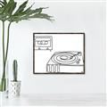 Picture of Turntable _GroupedProduct_Rectangle_Landscape_Canvas_Framed_