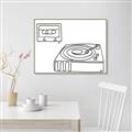 Picture of Turntable _GroupedProduct_Rectangle_Landscape_Canvas_Framed_