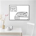 Picture of Turntable _GroupedProduct_Rectangle_Landscape_Canvas_Framed_