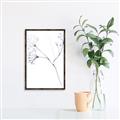 Picture of Flowering Tree Twigs II _GroupedProduct_Rectangle_Portrait_Canvas_Framed_