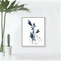 Picture of Blue Leaves III _GroupedProduct_Rectangle_Portrait_Canvas_Framed_