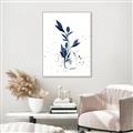 Picture of Blue Leaves III _GroupedProduct_Rectangle_Portrait_Canvas_Framed_