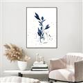 Picture of Blue Leaves III _GroupedProduct_Rectangle_Portrait_Canvas_Framed_