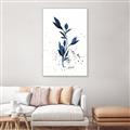 Picture of Blue Leaves III _GroupedProduct_Rectangle_Portrait_Canvas_Framed_