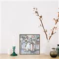 Picture of Beautiful Flower In Jar _GroupedProduct_Square_Canvas_Framed_