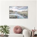 Picture of Lake Field _GroupedProduct_Rectangle_Landscape_Canvas_Framed_