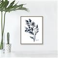 Picture of Blue Leaves IV _GroupedProduct_Rectangle_Portrait_Canvas_Framed_